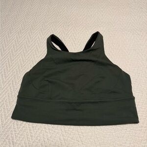 Lululemon Wunder Train Long-Line Bra *Medium Support, C/D Cups Smoked Spruce.